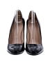 J.Crew 100% Leather Black Heels Size 9 1/2 - photo 2
