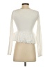 Zara White Long Sleeve Top Size S - photo 2