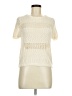 LNA Ivory Short Sleeve Turtleneck Size M - photo 1