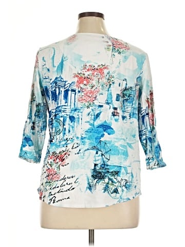 Chico's 3/4 Sleeve T-Shirt (view 2)