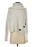 Yet Again Silver Turtleneck Sweater Size S - photo 1