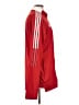 Adidas 100% Polyester Red Gray Track Jacket Size L - photo 4