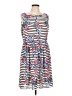 Trulli 100% Polyester Print Blue Casual Dress Size L - photo 1