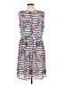Trulli 100% Polyester Print Blue Casual Dress Size L - photo 2