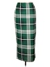 Unbranded Plaid Green Formal Skirt Size L - photo 2