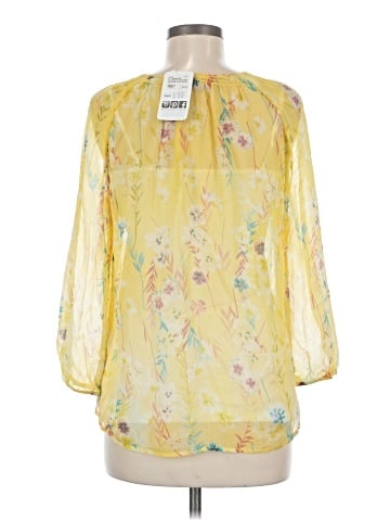 Sundance 3/4 Sleeve Silk Top (view 2)