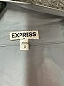 Express Outlet 100% Polyester Gray Long Sleeve Blouse Size S - photo 7