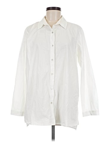 Eileen Fisher Long Sleeve Button-Down Shirt (view 1)