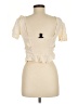 Forever 21 100% Rayon Ivory Short Sleeve Blouse Size M - photo 2