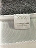 Zara White Short Sleeve Top Size 11 - 12 - photo 3