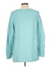 Talbots Outlet 100% Cotton Teal Pullover Sweater Size Lg Petite - photo 2