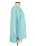 Talbots Outlet 100% Cotton Teal Pullover Sweater Size Lg Petite - photo 4