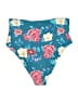 Cupshe Floral Teal Swimsuit Bottoms Size S - photo 2
