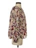 Chufy 100% Silk Pink Long Sleeve Silk Top Size S - photo 4