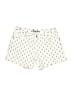 Blue Epic Print Ivory Shorts Size 10 - photo 1