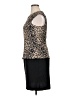 Studio M Animal Print Black Cocktail Dress Size 14 - photo 5