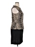 Studio M Animal Print Black Cocktail Dress Size 14 - photo 4