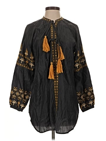 Indigo Thread Co. 3/4 Sleeve Blouse (view 1)