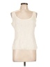 St. John Ivory Sleeveless Top Size L - photo 1