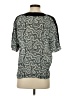 A.L.C. 100% Silk Green Short Sleeve Silk Top Size 4 - photo 2
