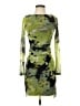 DKNY Camo Green Cocktail Dress Size 0 (petite) - photo 1