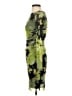 DKNY Camo Green Cocktail Dress Size 0 (petite) - photo 5