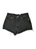 Levi's 100% Cotton Hearts Black Denim Shorts Size 31 waist - photo 1