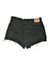 Levi's 100% Cotton Hearts Black Denim Shorts Size 31 waist - photo 2