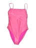 Aqua Graphic Pink One Piece Swimsuit Size XS - photo 1