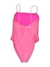 Aqua Graphic Pink One Piece Swimsuit Size XS - photo 2