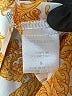 Timing Orange 3/4 Sleeve Blouse Size S - photo 8