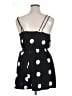 ASOS 100% Cotton Polka Dots Black Romper Size 14 - photo 2