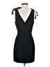 Aqua Solid Black Cocktail Dress Size S - photo 2
