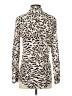 Equipment 100% Silk Animal Print Ivory Long Sleeve Silk Top Size XS - photo 2