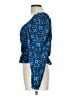 Zara Blue Long Sleeve Top Size L - photo 5