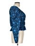 Zara Blue Long Sleeve Top Size L - photo 4