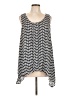 GNW 100% Polyester Silver Sleeveless Blouse Size L - photo 1