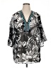 Melissa Paige 100% Polyester Black 3/4 Sleeve Blouse Size XL - photo 1