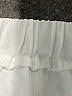Unbranded 100% Polyester Ivory White Shorts Size M - photo 3