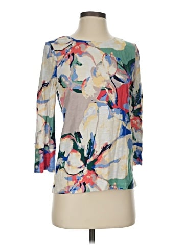 Chico's 3/4 Sleeve T-Shirt (view 1)