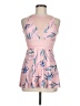 Unbranded Tropical Pink Cocktail Dress Size M - photo 1