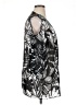 Melissa Paige 100% Polyester Black 3/4 Sleeve Blouse Size XL - photo 4