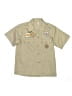 Assorted Brands Tan Short Sleeve Button-Down Shirt Size 10 - photo 1