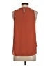 J.Crew 100% Polyester Orange Sleeveless Blouse Size 4 - photo 2