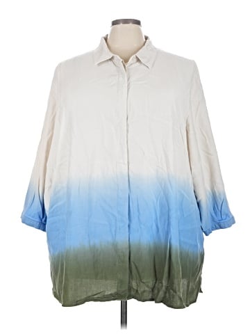 Rachel Comey 3/4 Sleeve Button-Down Shirt (view 1)