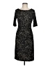Connected Apparel Black Casual Dress Size 8 - photo 1