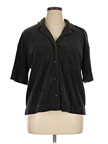 Gap 3/4 Sleeve Button-Down Shirt (view 1)