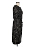 Connected Apparel Black Casual Dress Size 8 - photo 4