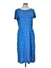 Boden Polka Dots Blue Casual Dress Size 10L - photo 1