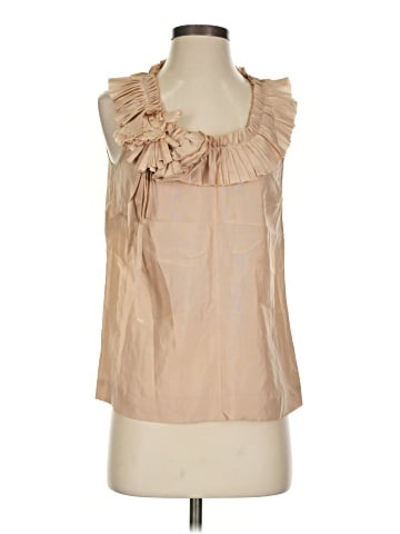 J.Crew Sleeveless Silk Top (view 1)